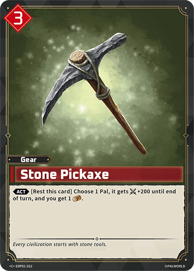 Stone Pickaxe (EBP01-022) - C