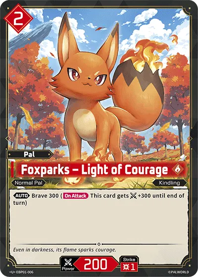 Foxparks – Light of Courage (EBP01-006) - U