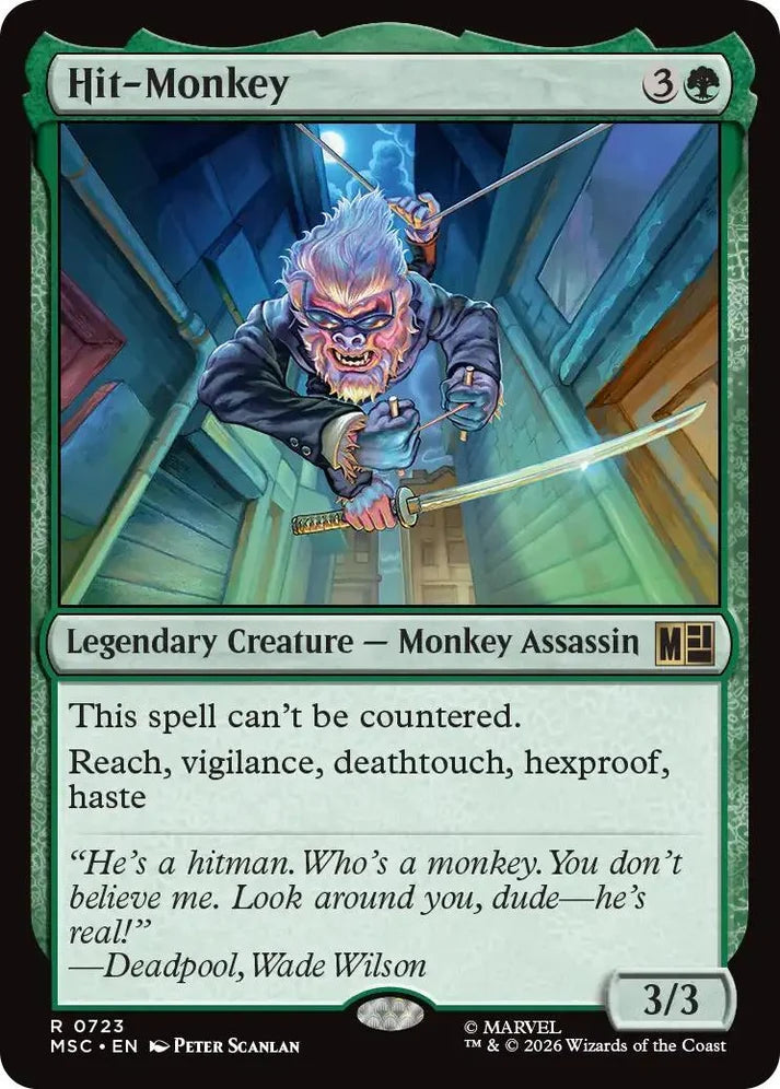 Hit-Monkey (MSC-723) - [Commander: Marvel Super Heroes]