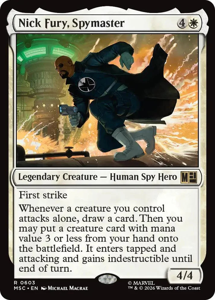Nick Fury, Spymaster (MSC-603) - [Commander: Marvel Super Heroes]