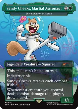 Sandy Cheeks, Martial Astronaut - Toski, Bearer of Secrets (SLD-1930) - [Secret Lair Drop Series]