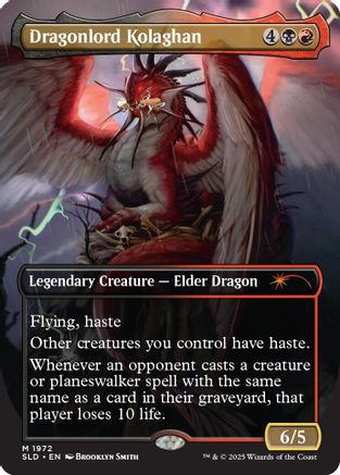 Dragonlord Kolaghan (1972) (SLD-1972) - [Secret Lair Drop Series]