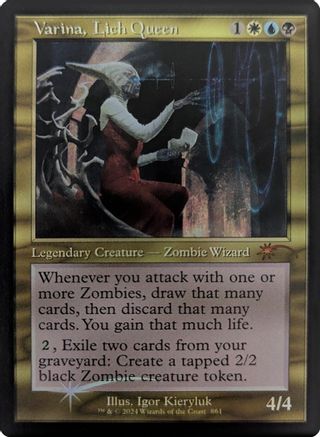 Varina, Lich Queen (Retro Frame) (SLD-861) - [Secret Lair Drop Series] Foil