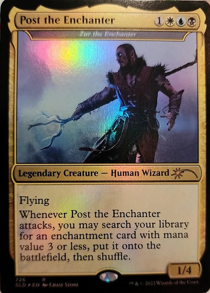 Zur the Enchanter - Post the Enchanter [Secret Lair Drop Promos] (foil)