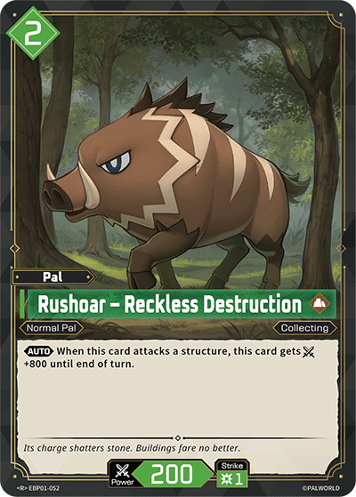 Rushoar – Reckless Destruction (EBP01-052) - R