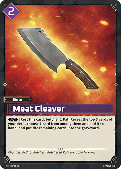 Meat Cleaver (EBP01-093) - R