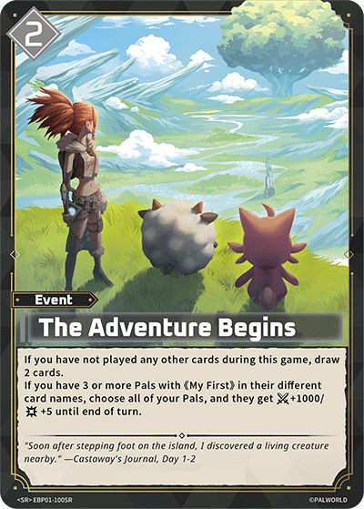 The Adventure Begins (EBP01-100SR) - SR