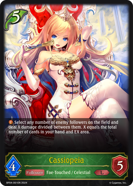 Cassiopeia (BP04-001EN) [Cosmic Mythos]