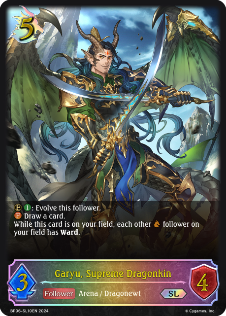 Garyu, Supreme Dragonkin (SL) (BP06-SL10EN) [Paragons of the Colosseum]