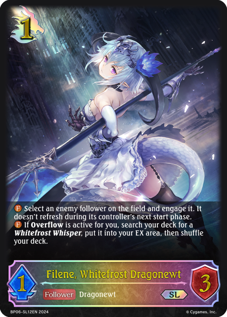 Filene, Whitefrost Dragonewt (SL) (BP06-SL12EN) [Paragons of the Colosseum]