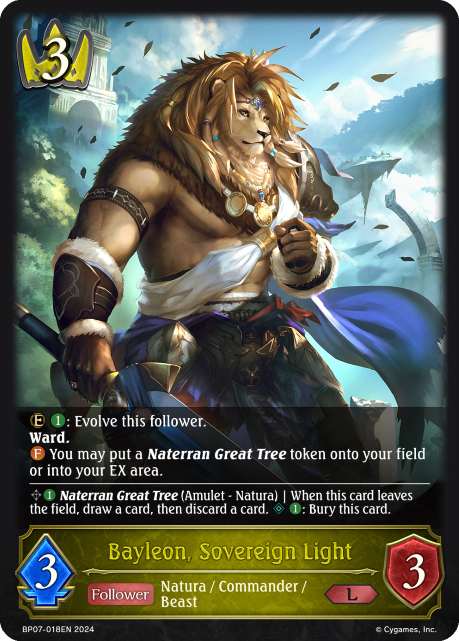 Bayleon, Sovereign Light (BP07-018EN) [Verdant Steel]