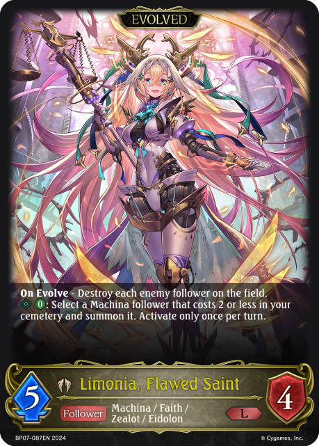 Limonia, Flawed Saint (Evolved) (BP07-087EN) [Verdant Stee]