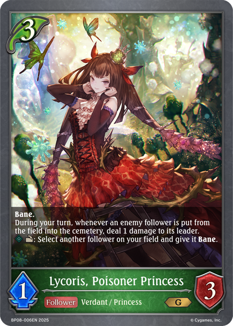 Lycoris, Poisoner Princess (BP08-006EN) [Alterchaotica]