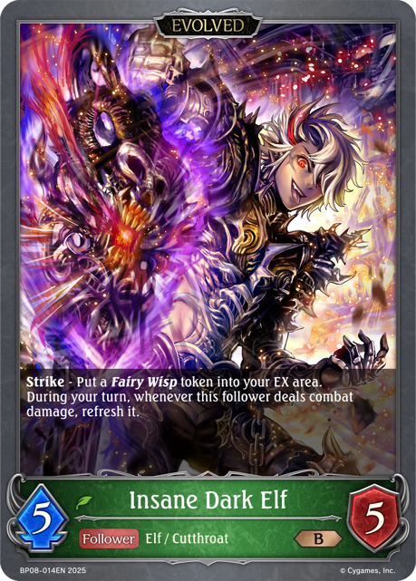 Insane Dark Elf (Evolved) (BP08-014EN) [Alterchaotica]