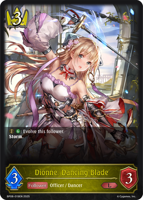 Dionne, Dancing Blade (bp08 019) [Alterchaotica]