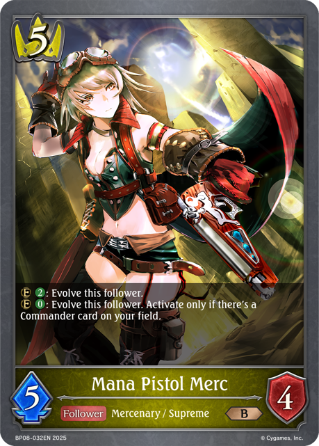 Mana Pistol Merc (BP08-032EN) [Alterchaotica]