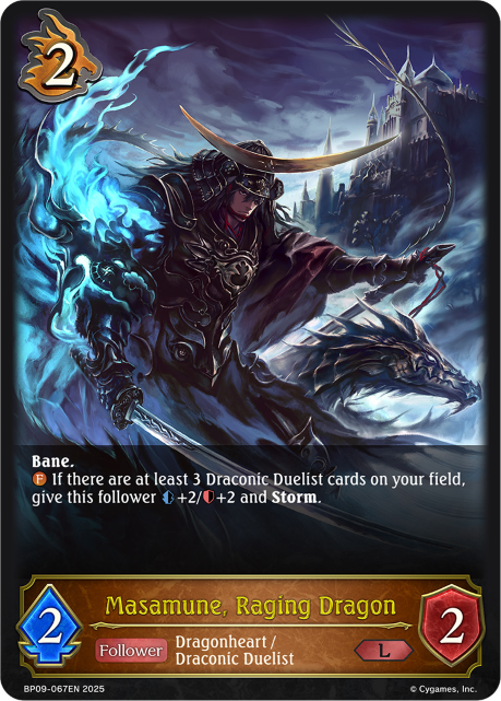 Masamune, Raging Dragon (bp09 067) [Duet of Dawn and Dusk]