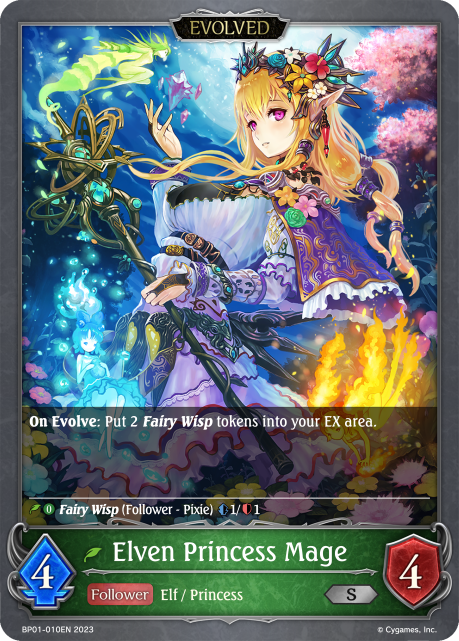 Elven Princess Mage (Evolved) (BP01-010EN) [Advent of Genesis]