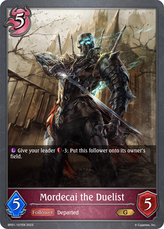 Mordecai the Duelist (BP01-107EN) [Advent of Genesis]