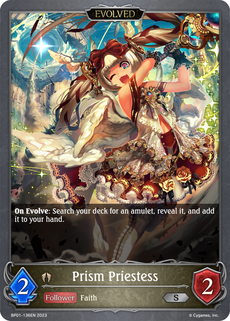 Prism Priestess (Evolved) (BP01-136EN) [Advent of Genesis]