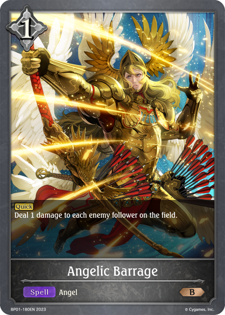 Angelic Barrage (BP01-180EN) [Advent of Genesis]