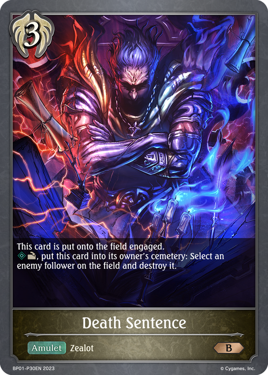 Death Sentence (Foil) (BP01-P30EN) [Advent of Genesis]