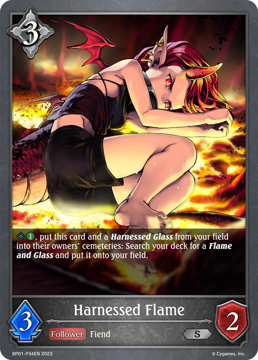 Harnessed Flame (Foil) (BP01-P34EN) [Advent of Genesis]