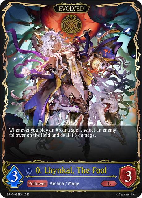 0. Lhynkal, The Fool (Evolved) (BP10-038EN) [Gods of the Arcana]