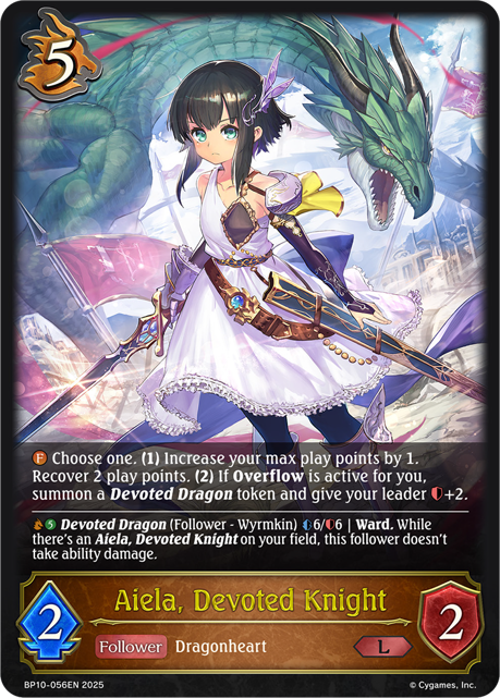 Aiela, Devoted Knight (BP10-056EN) [Gods of the Arcana]
