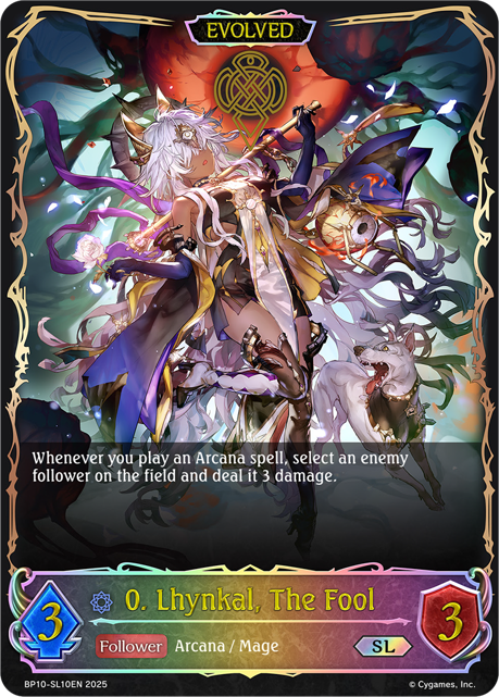 0. Lhynkal, The Fool (Evolved) (SL) (BP10-SL11EN) [Gods of the Arcana]