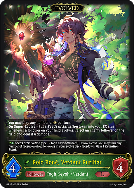 Rolo Rone, Verdant Purifier (BP18-002EN) [Neometropolis]