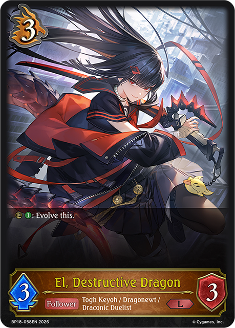 El, Destructive Dragon (BP18-058EN) [Neometropolis]