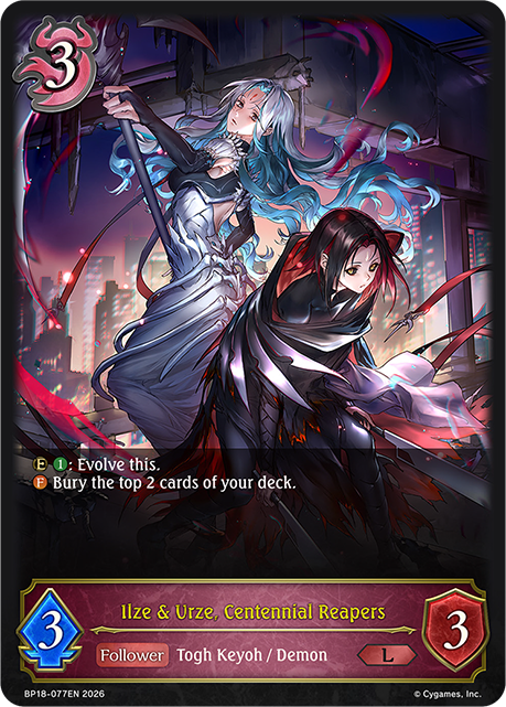Ilze & Urze, Centennial Reapers (BP18-077EN) [Neometropolis]