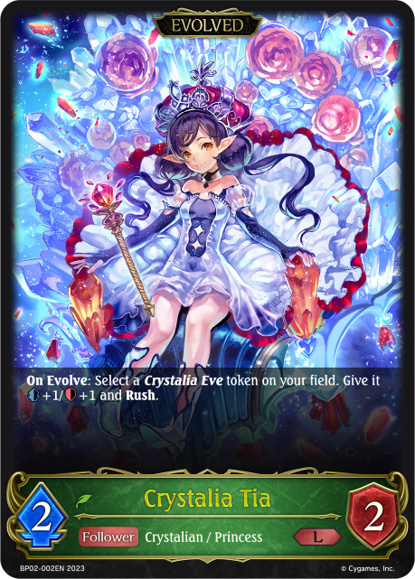 Crystalia Tia (Evolved) (BP02-002EN) [Reign of Bahamut]