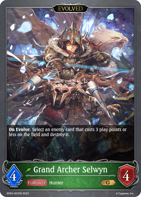 Grand Archer Selwyn (Evolved) (BP02-007EN) [Reign of Bahamut]