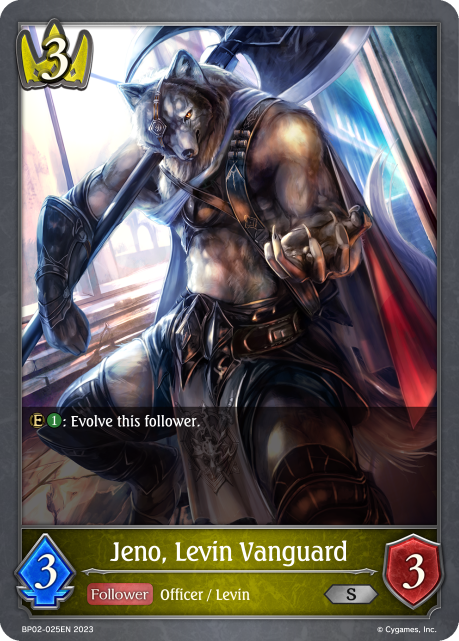 Jeno, Levin Vanguard (BP02-025EN) [Reign of Bahamut]