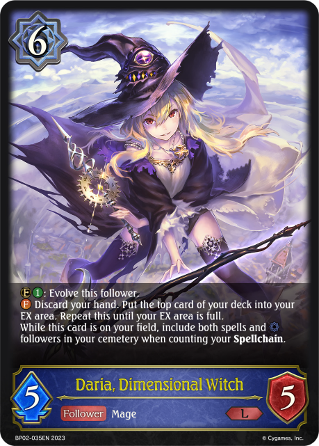 Daria, Dimensional Witch (BP02-035EN) [Reign of Bahamut]