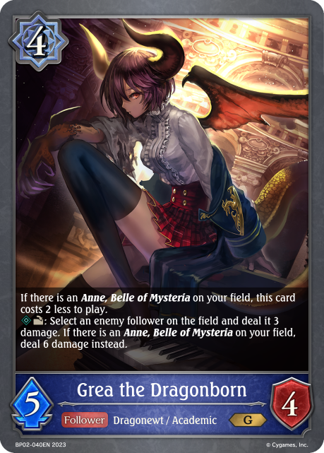 Grea the Dragonborn (BP02-040EN) [Reign of Bahamut]