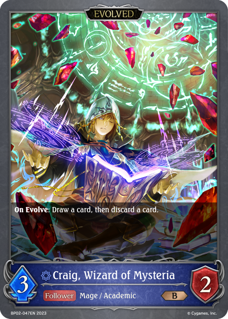 Craig, Wizard of Mysteria (Evolved) (BP02-047EN) [Reign of Bahamut]