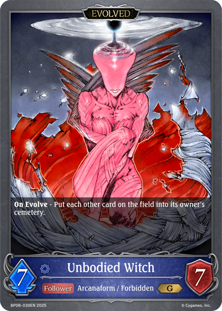 Unbodied Witch (Evolved) (BP08-039EN) [Alterchaotica]