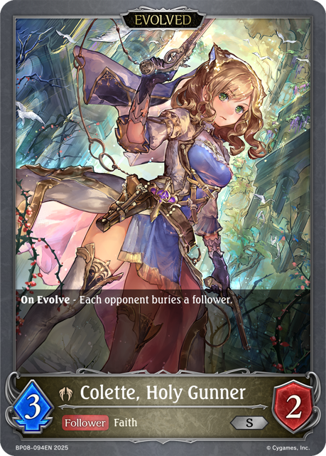 Colette, Holy Gunner (Evolved) (BP08-094EN) [Alterchaotica]