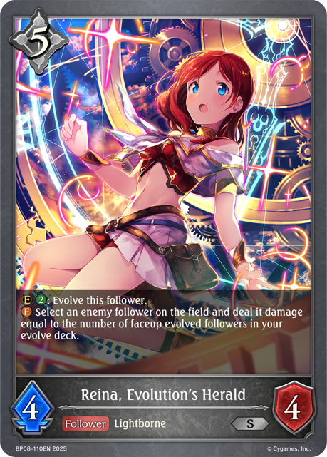 Reina, Evolution's Herald (BP08-110EN) [Alterchaotica]