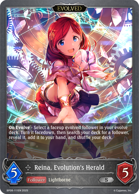 Reina, Evolution's Herald (Evolved) (BP08-111EN) [Alterchaotica]