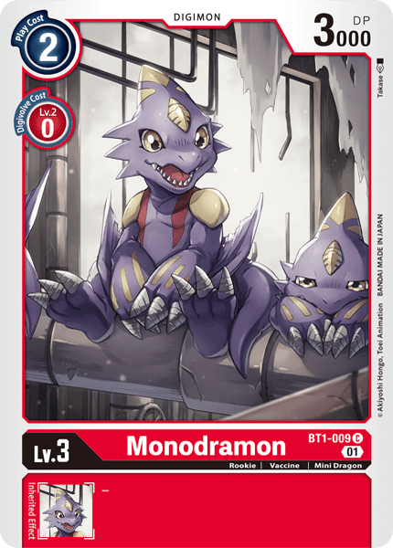 Monodramon - [BT1-009] (Alternative Art) [Starter Deck: Gallantmon]