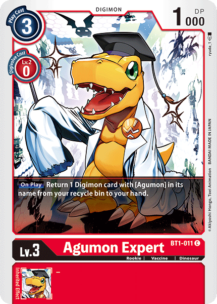 Agumon Expert - [BT1-011] [Release Special Booster]