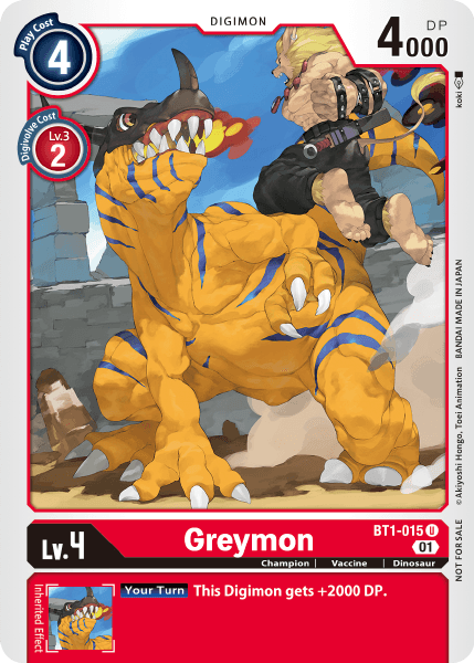 Greymon - [BT1-015] [Tamer Party Vol. 3]