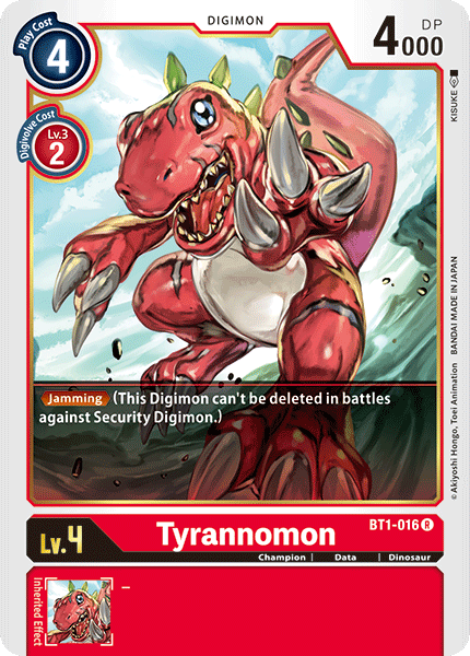 Tyrannomon - [BT1-016] [Release Special Booster]