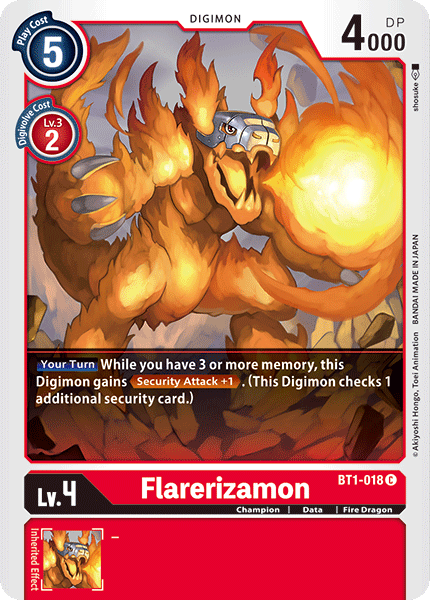 Flarerizamon - [BT1-018] [Release Special Booster]