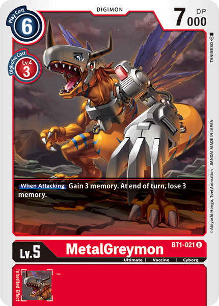 MetalGreymon - [BT1-021] [Release Special Booster]