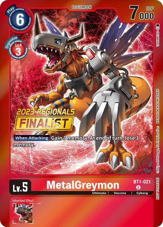 MetalGreymon - [BT1-021] [2023 Regionals Finalist]